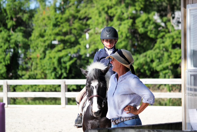 Jana and Harlotte Riding Lesson